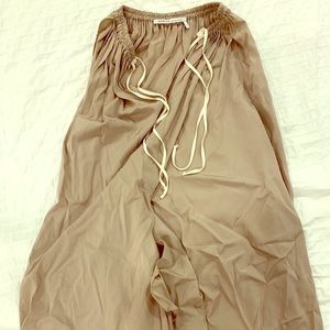 Agnona sleeveless silk trapeze top